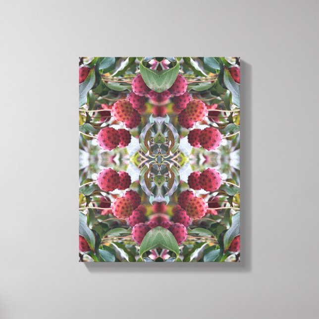 Impressão Em Tela Red Dogwood Fruta Nature (Frente)