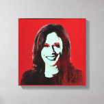 Impressão Em Tela Red Kamala Harris Pop Art<br><div class="desc">Arte Pop política e presentes políticos no site PolitiClothes.com e PolitiCardz.com Encontrar os presentes políticos e eleitorais mais únicos, incluindo: T-shirts políticas, autocolantes políticos, botões políticos, Posters políticos, pernos políticos, cartões políticos, políticos, políticos, políticos, Posters políticos, sinais políticos e muito mais! Arte e artes políticas: http://www.PolitiClothes.com Cartões e presentes políticos:...</div>