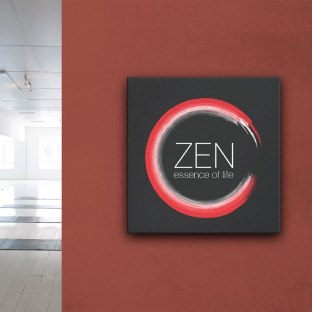 Impressão Em Tela Red Zen (Red Zen)