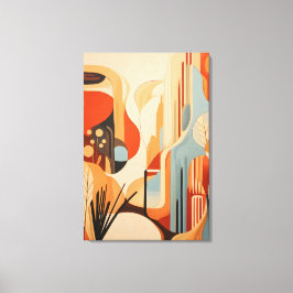 Impressão Em Tela Redefinindo Arte Moderna Através da Abstração