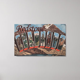 Impressão Em Tela Redstone, Colorado - grandes cenas da letra