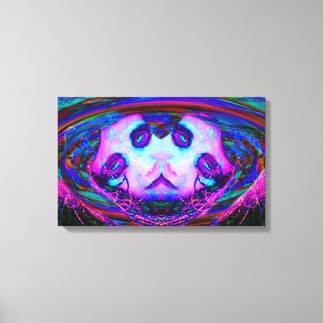 Impressão Em Tela Reflexão do Espelho (Frente)