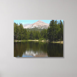 Impressão Em Tela Reflexão do Lago Yosemite