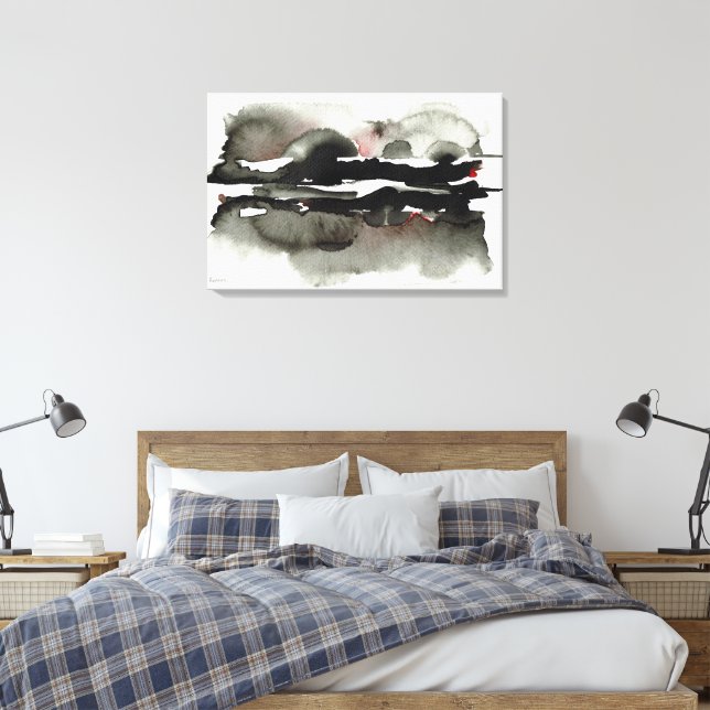 Impressão Em Tela Reflexão Noturna (Insitu(Quarto))