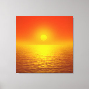 Impressão Em Tela Reflexão por Sunset