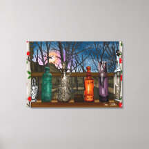 Reflexão | Vaso de vidro colorido na ladeira