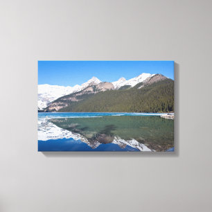 Impressão Em Tela Reflexo no Lago Louise - Banff NP, Canadá