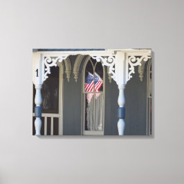 Impressão Em Tela Reflexões de Sinalizador - Martha's Vineyard