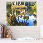 Impressão Em Tela Reflexões: Palmas nos Jardins Torre de Pond Bok<br><div class="desc">A impressionante imagem fotográfica nesta canvas chama-se "Reflexões: Palmas na Lança." A paisagem pitoresca foi capturada em um dos locais mais fotografados da Flórida Central - Jardins Torre Bok. Os belos jardins botânicos no lago Wales, Flórida, é um Marco Histórico Nacional. As lentes da câmera e os Jardins Bok são...</div>