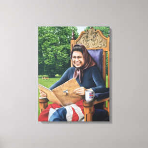 Impressão Em Tela Refugiado de Inglaterra 1975