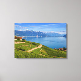 Impressão Em Tela Região de Lavaux, Vaud, Suiça