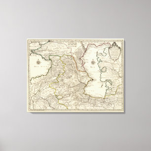 Impressão Em Tela Região do mar Cáspio