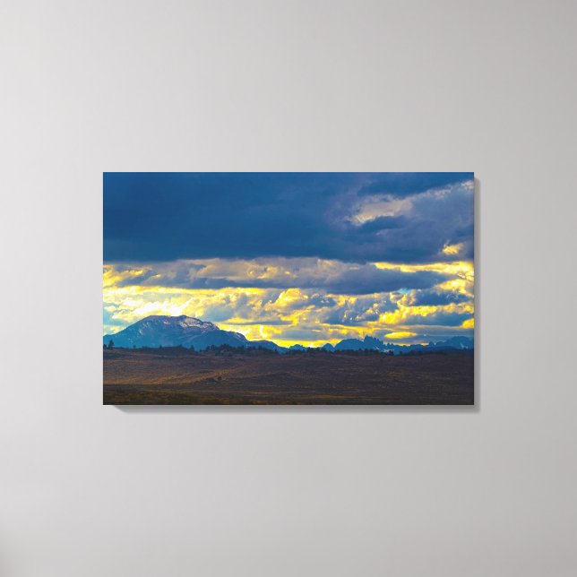 Impressão Em Tela Região dos Lagos Mamutes HDR (Frente)