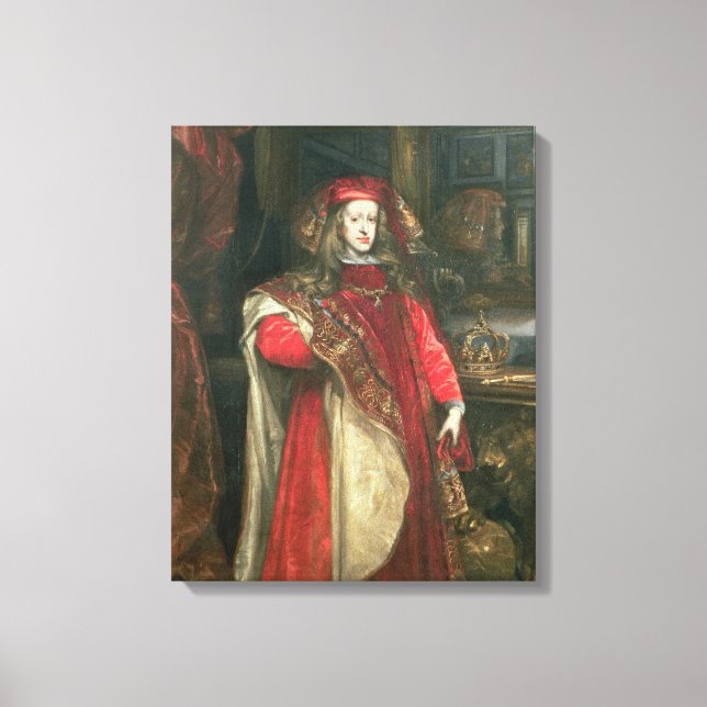 Impressão Em Tela Rei Carlos II da Espanha (Frente)