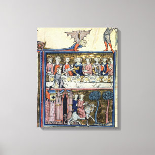Impressão Em Tela Rei f.326 Arthur e seus cavaleiros da Senhora