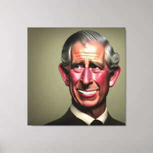 Impressão Em Tela Rei Sorriso Charles III Wall Art