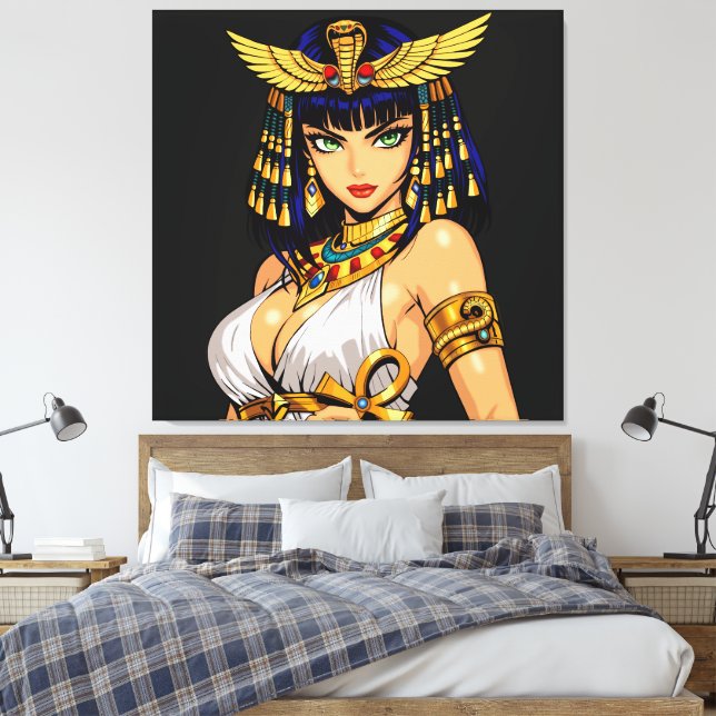 Impressão Em Tela Reina egipcia (Insitu(Quarto))