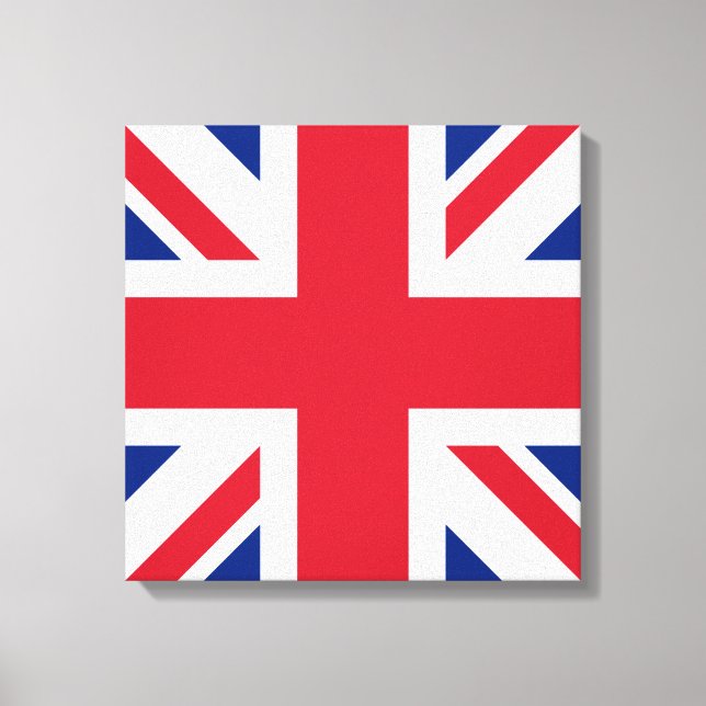 Impressão Em Tela Reino Unido União Jack Flag das Colônias britânica (Frente)