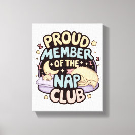 Impressão Em Tela Relaxar e Recarregar - Perfeito dos Amantes do Nap