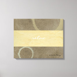 Impressão Em Tela Relaxe a Arte Moderna