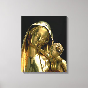 Impressão Em Tela Relicário do Virgin do d'Evreux de Jeanne, 1339 (