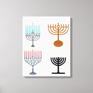 Impressão Em Tela Religião Judaica Hanukkah