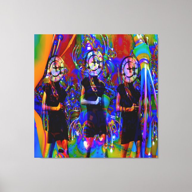 Impressão Em Tela Relógio (Frente)