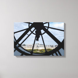 Impressão Em Tela Relógio gigante de vidro no Musée d'Orsay - Paris