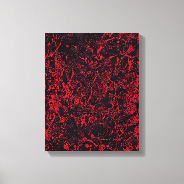 Impressão Em Tela Remanescentes Impressão de tela Abstrato nº 1 (Frente)