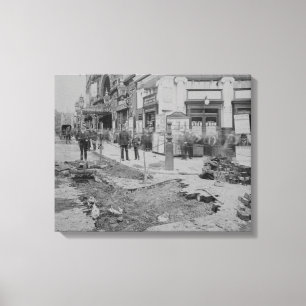 Impressão Em Tela Removendo os cobblestones