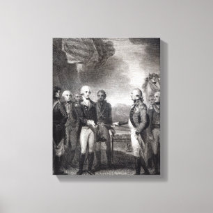 Impressão Em Tela Rendição do senhor Cornwallis em Yorktown, 1781