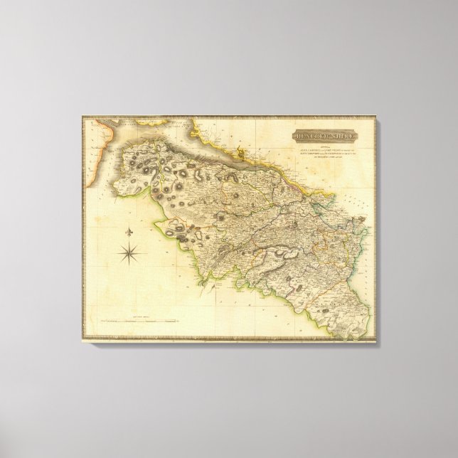 Impressão Em Tela Renfrew Shire (Frente)