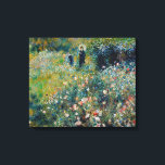 Impressão Em Tela Renoir - Mulher com Parasol num Jardim<br><div class="desc">Mulher com Parasol em Jardim (Femme avec parasol dans un jardin) - Pierre-Auguste Renoir,  Oil on Canvas,  1875</div>