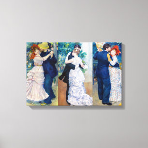 Impressão Em Tela Renoir - Série de dança: Bougala, Cidade e País