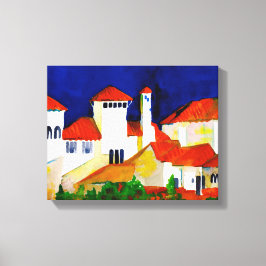 Impressão Em Tela Renovação Colonial Espanhola 14"x11" embrulhada
