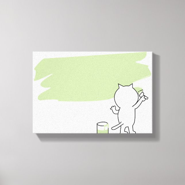 Impressão Em Tela Renovação | Zazzle_Growth. (Frente)