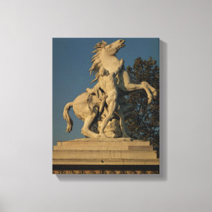 Impressão Em Tela Réplica de um do originall de dois "cavalos