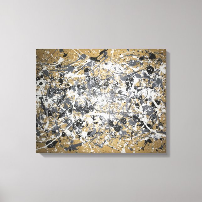 Impressão Em Tela Reprodução de Pollock (Frente)