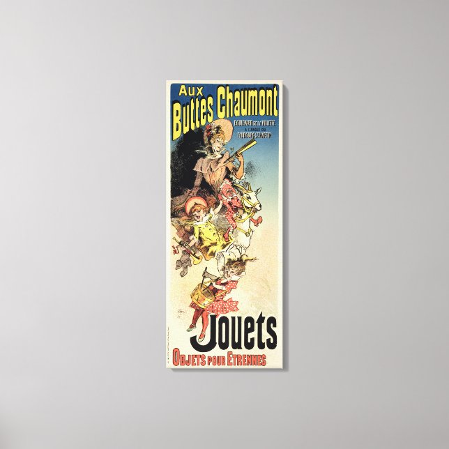 Impressão Em Tela Reprodução de um poster publicitário de Ano Novo (Frente)