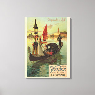 Impressão Em Tela Reprodução de uma propaganda de poster o R