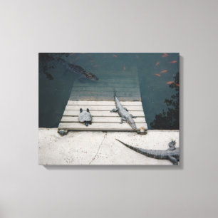 Impressão Em Tela Répteis