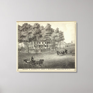 Impressão Em Tela Residência de John S Rogers em Manasquan, NJ