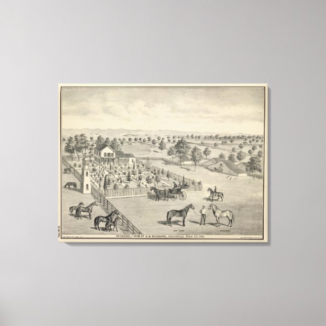 Impressão Em Tela Residência de Woodard (Frente)