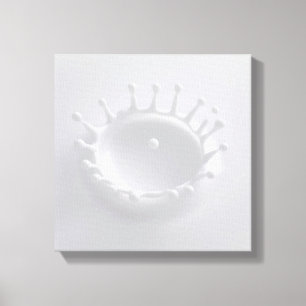 Impressão Em Tela Respingo do leite