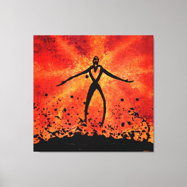 Impressão Em Tela Ressurreição (Canvas) (Frente)