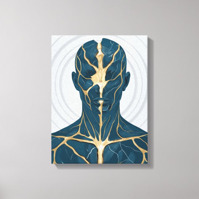 Impressão Em Tela Restored I A – Healing and Balance Art (Frente)