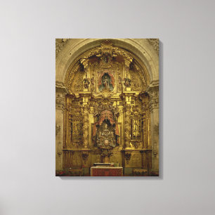 Impressão Em Tela Retable da capela do sacramento