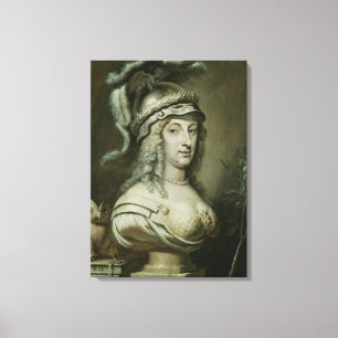 Impressão Em Tela Retrato alegórico da rainha Christina de