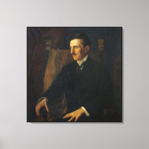 Retrato Azul de Nikola Tesla