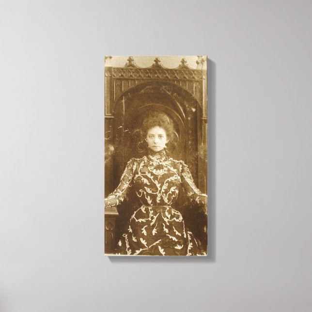 Impressão Em Tela Retrato da atriz Vera Komissarzhevskaya (Frente)